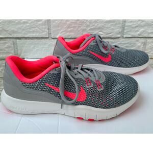 Nike Flex TR7 Women’s Sneakers Size 6.5 Gray Pink Running Shoes